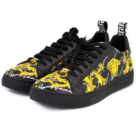 Versace Vitello Leather Low